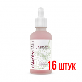 Масло маракуйи и пачули Happy Hair Keratin 50 мл 16 шт